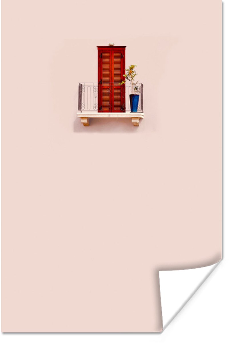 Deur - Rood - Pastel - Architectuur