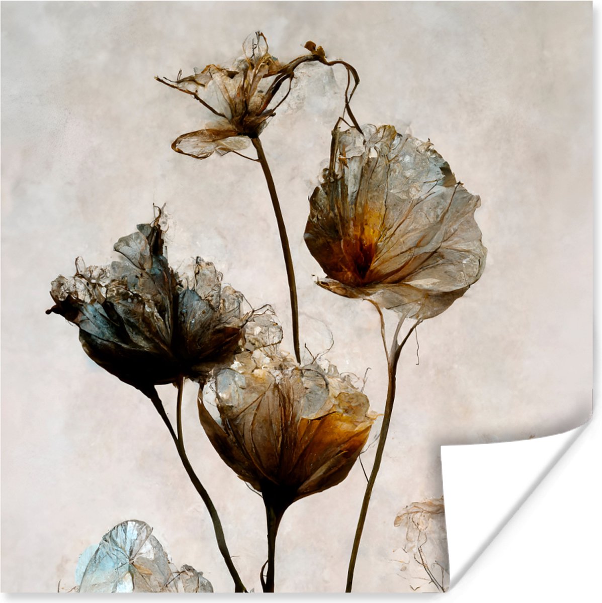 Vintage - Bloemen - Planten - Abstract