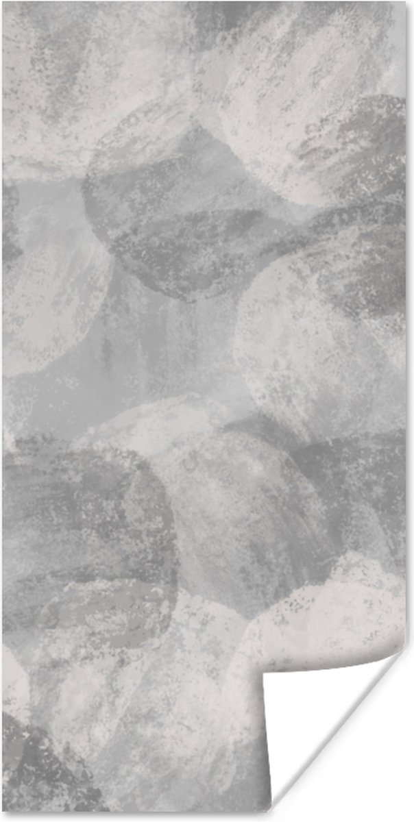 Abstract - Verf - Grijs - Schilderij