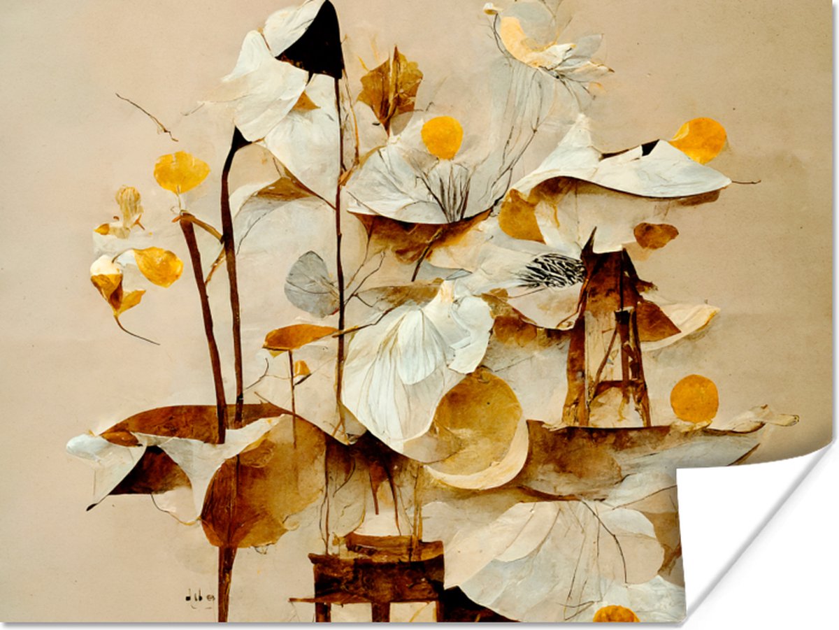 Bloemen - Wit - Planten - Vintage
