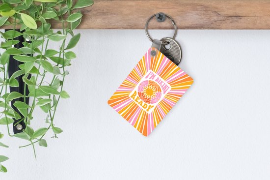 Porte-clés - Citation - Rose - Jaune - Oranje - Je suis prête pour le bikini - Cadeaux à distribuer - Plastique