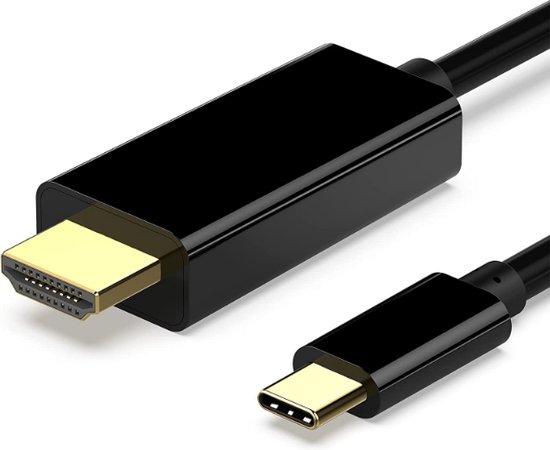 USB C naar HDMI kabel - 1,8 Meter - Geschikt voor Telefoon, Laptop of  Beeldscherm -... | bol.com