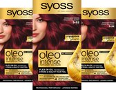 Bol.com Syoss Oleo Intense - Haarverf - 5-92 Stralend Rood - Voordeelverpakking - 3 Stuks aanbieding
