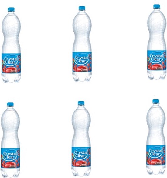 Crystal Clear - Cranberry - 6 x 1,5 liter - Koolzuurhoudend