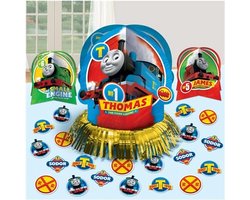 Thomas de Trein - Thomas de Stoomlocomotief - Tafeldecoratie set - Versiering - Kinderfeest - Themafeest - Verjaardag.