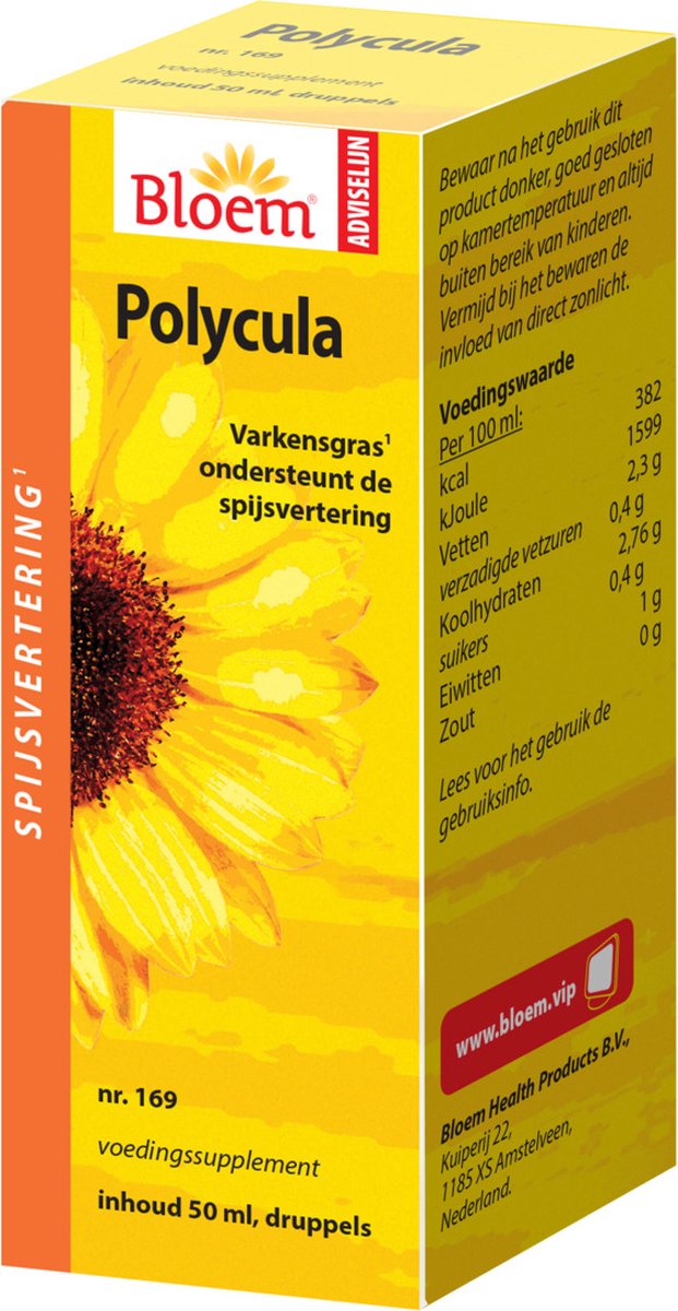 Goedkoopste Bloem Polycula - 50 ml - Voedingssupplement