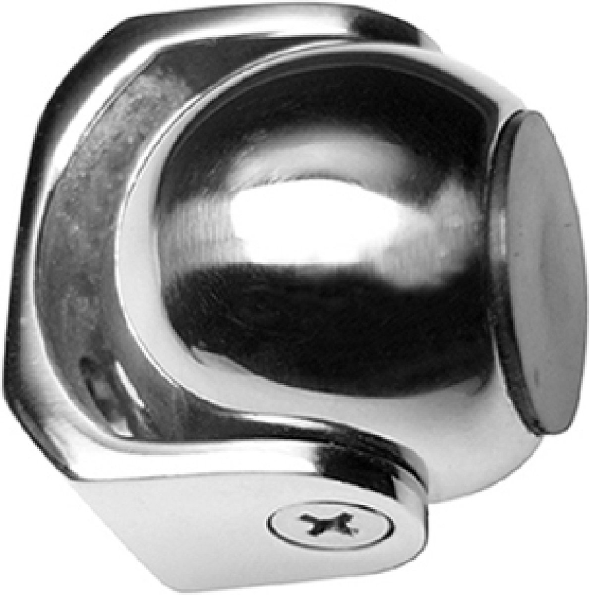 Magnetische deurvastzetter draaibaar inbouw RVS-316