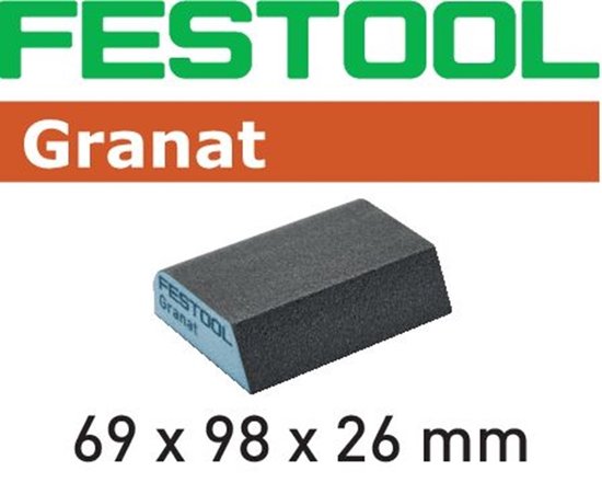 Festool GRANAT 69x98x26 120 CO GR/6 Schuurblok - K120 (6st) - Festool