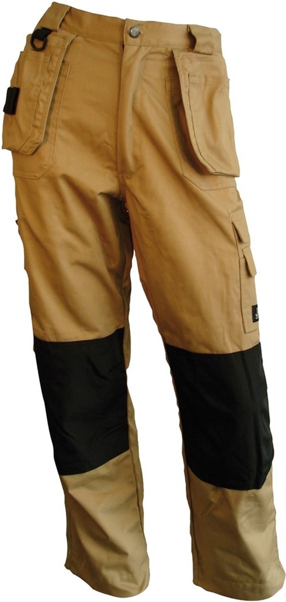Werkbroeken met kniestukken JMP Wear NEVADA Worker Broek KhakiNL:60 BE:54