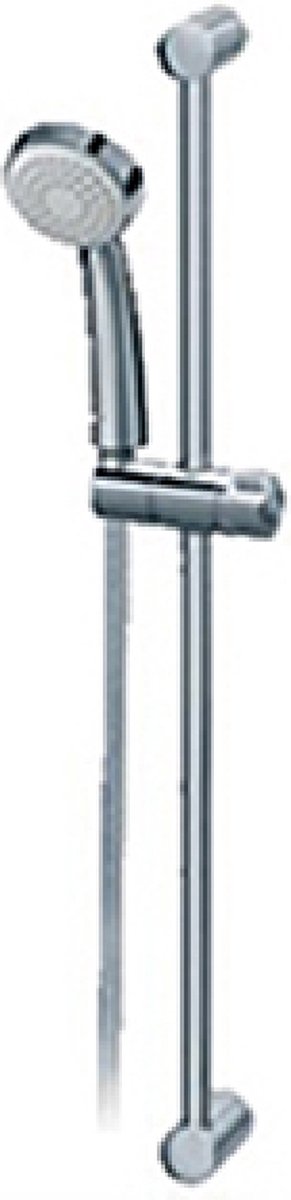 "Venlo Aqua 80 glijstangset - Inclusief glijstang, handdouche en doucheslang - 60 cm - Chroom"