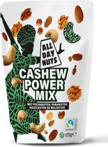 Cashew Power Mix 10 x 125 gram- Studentenhaver - Cashew - Noten - Mix - Fair trade - Gezonde noten - Handige Verpakking - Borrel - Feestje