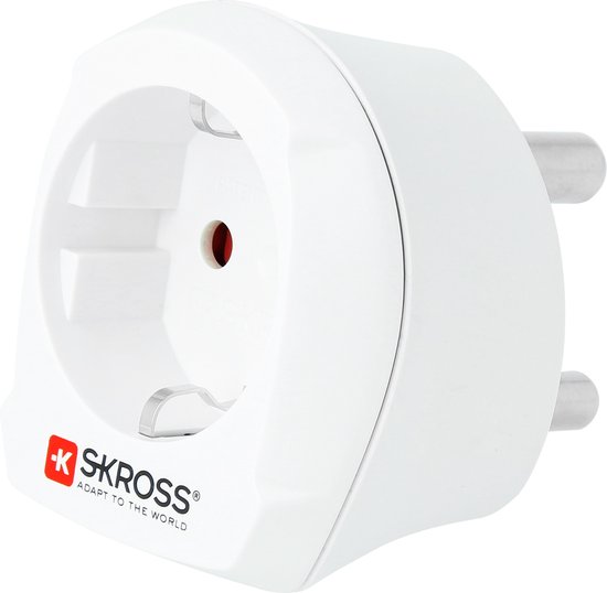 Brennenstuhl reisstekker/reisadapter (reisstekkeradapter voor het aansluiten van elektrische apparaten met aardingscontactstekker in landen met British Standard stekkersysteem) zwart