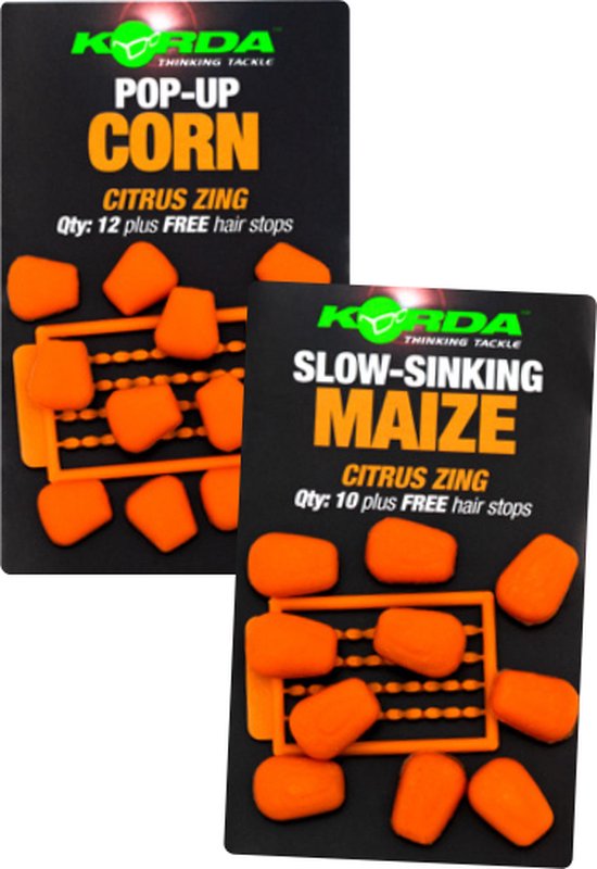 Korda Pop-Up Maize (incl 10 Free Hair Stops) - Smaak : Citrus Zing Orange van Merkloos — afbeelding 4