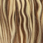 My Hair Affair - Hairextensions - Seamless Clip In Hair - Medium Bronde - Human Hair - Double Drawn