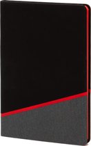 Carnet Papacasso - Carnet A5 de Luxe - Fait à la main - Hardcover en cuir Premium - Ligné - Rouge