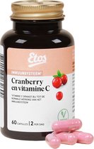 Etos Cranberry - Vitamine C - Capsules - Immuunsysteem - 60 stuks
