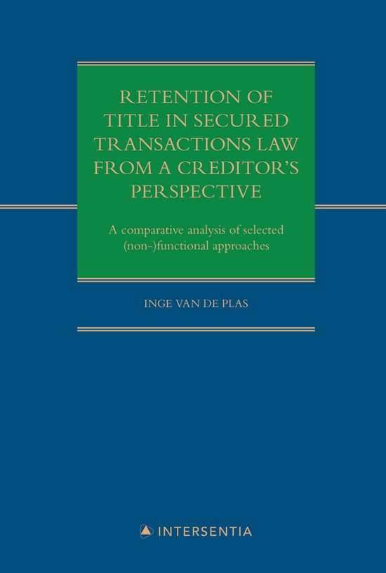 Retention of Title in Secured Transactions Law from a Creditor's