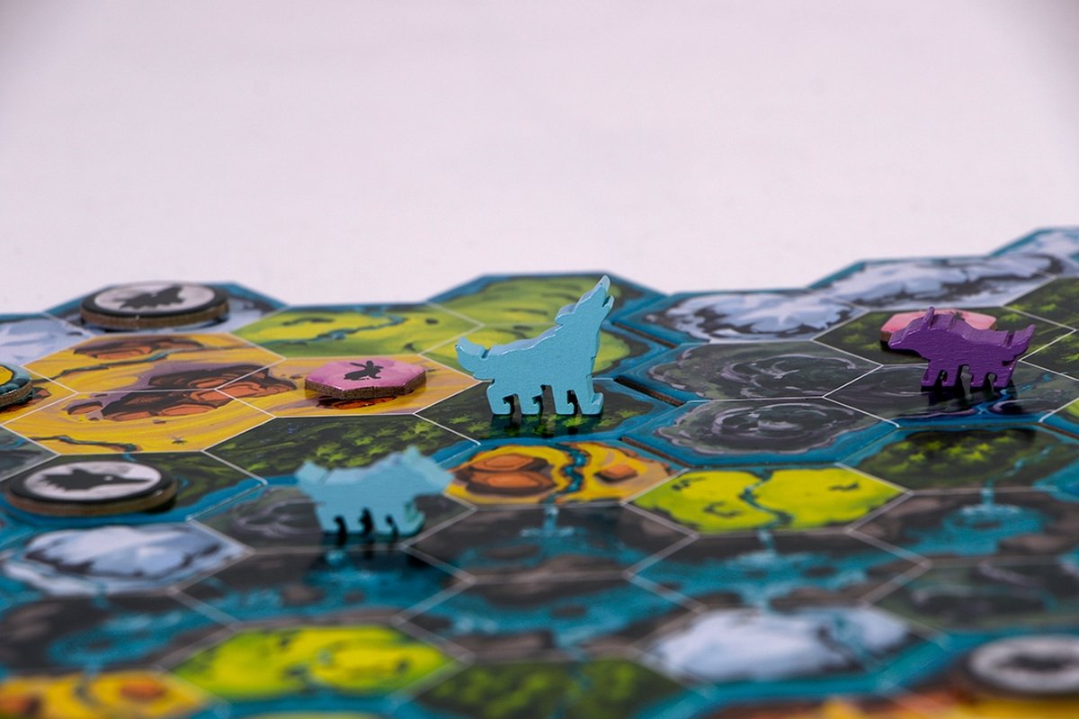 999 Games - Wolven - leid je eigen roedel wolven - Bordspel - - Winnaar Speelgoed van het Jaar - Gezelschapsspel - Strategiespel — afbeelding 9