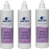 Unicare Rinsing solution 0,9% NaCI spoelvloeistof - 3 stuks - zonder conserveermiddel