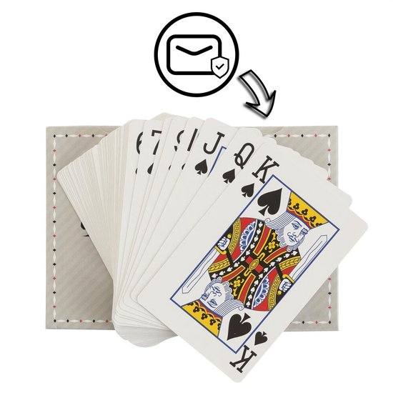 Vlek sieraden Verhandeling In Round Speelkaarten 4 Decks / Stokken – Spel Kaarten / Spelkaarten |  Games | bol.com