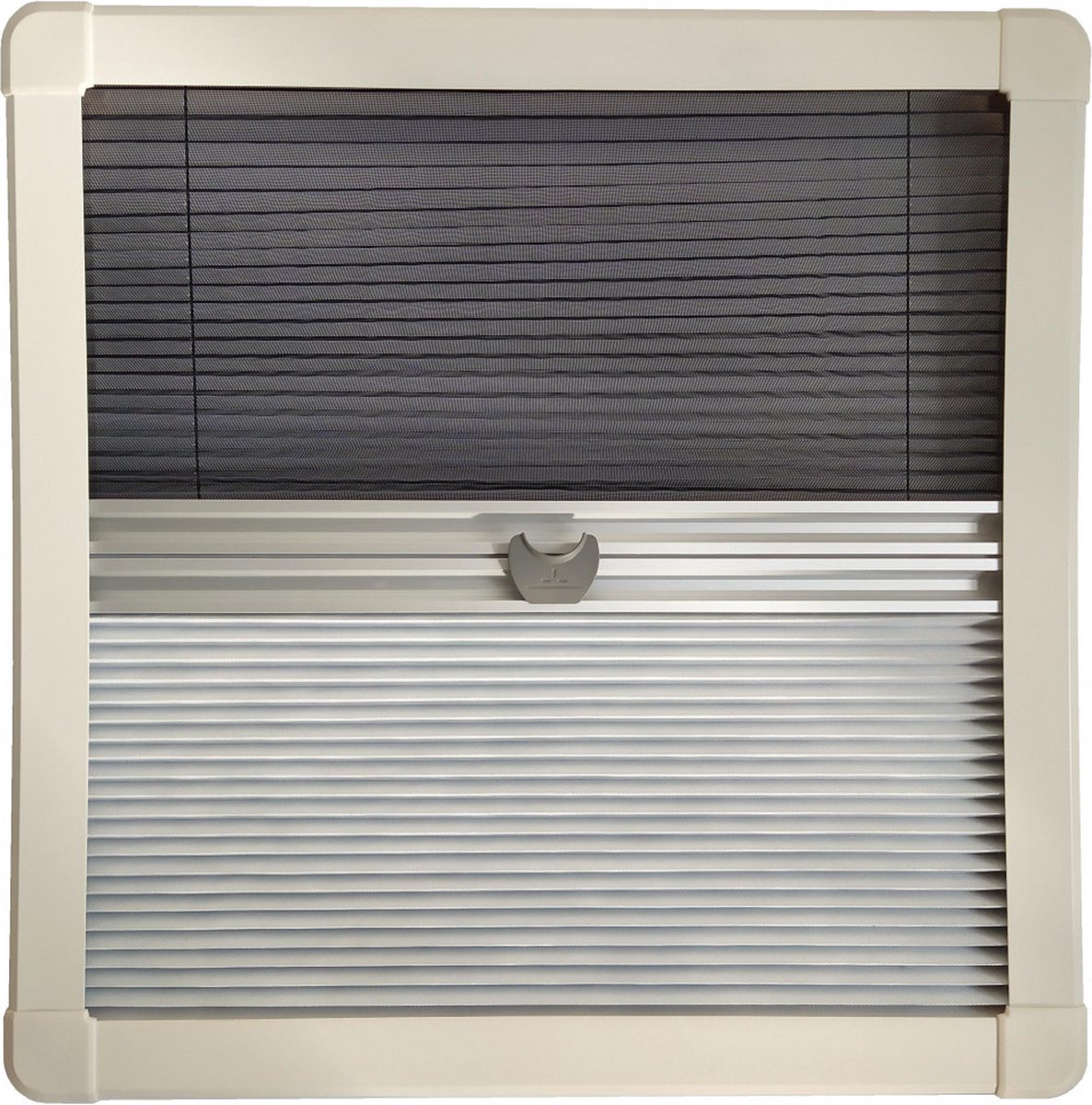 Horrex Rechte Duo Plissé R5000 Crèmewit 594x499