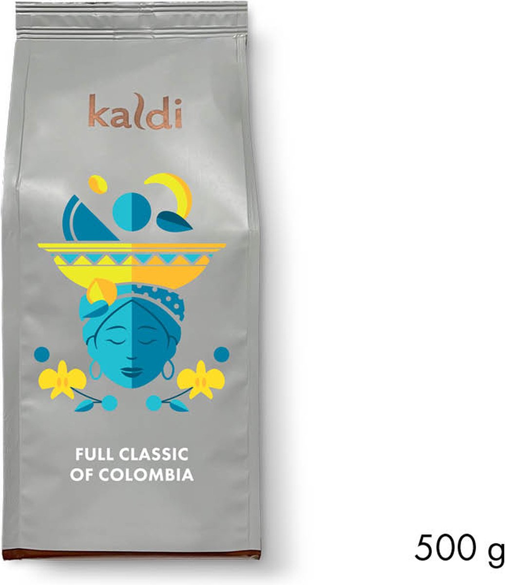Goedkoopste Kaldi Full Classic of Colombia - Koffiebonen 500 gram - Arabica bonen - Gebalanceerde en fruitige koffie