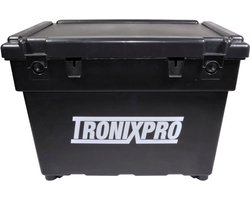Zitkist - Tronixpro - Big Beach seat Box - Zwart - Zeeviskist