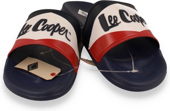 Lee Cooper Heren Badslipper Blauw BLAUW 45