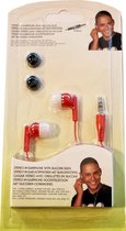 Stereo in ear hoofdtelefoon met siliconen oorknopjes - In Ear Oordopjes - Oortjes met draad en microfoon -kabel