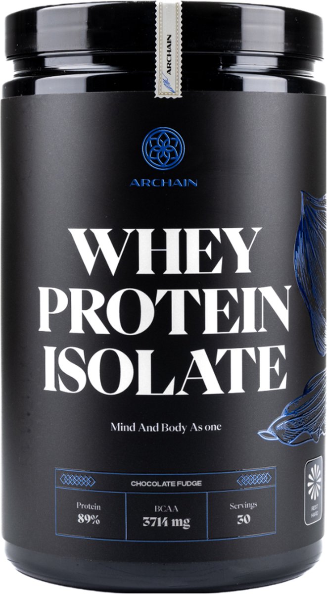 Archain Whey Protein Isolate - Chocolate Fudge - 750 g - 30 Doseringen