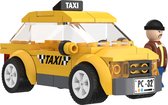 Jeu de construction ludique 80 pièces Voiture de taxi