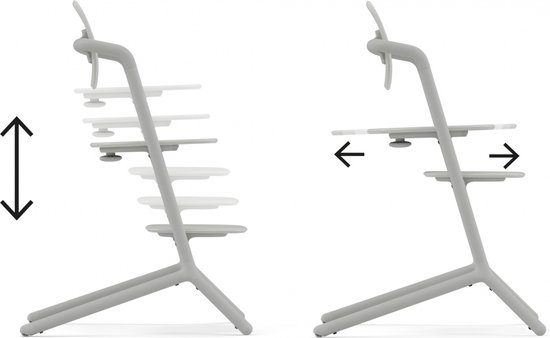 Cybex Lemo Kinderstoel 3-in-1 Set - Suede Grey van Merkloos — afbeelding 2