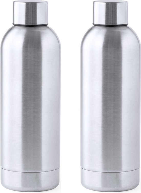 Gourde en acier inoxydable et finition mate personnalisable