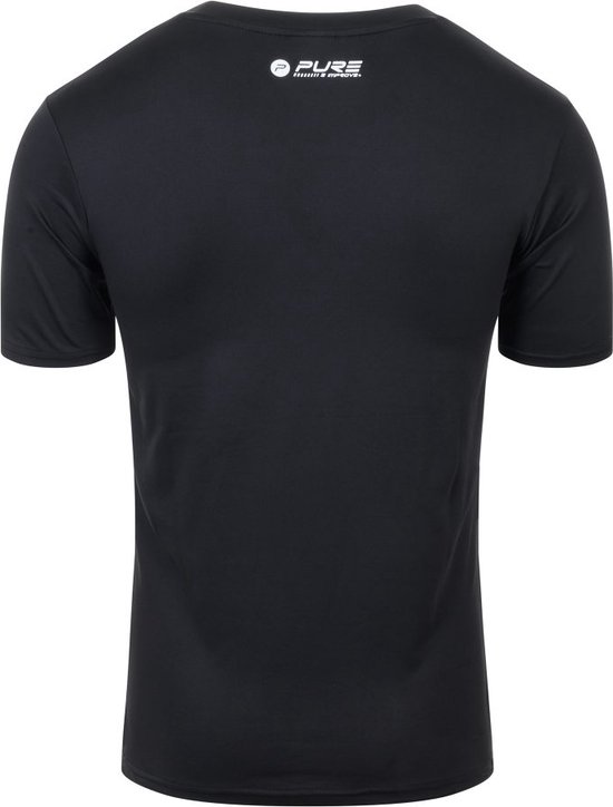 Pure2Improve Sportshirt Heren - Maat XL - Zwart - Fitness Kleding Heren - T  Shirt Heren | bol.com