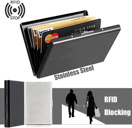 Porte carte bancaire anti skim - protège carte bancaire rfid - porte carte  bancaire -... | bol