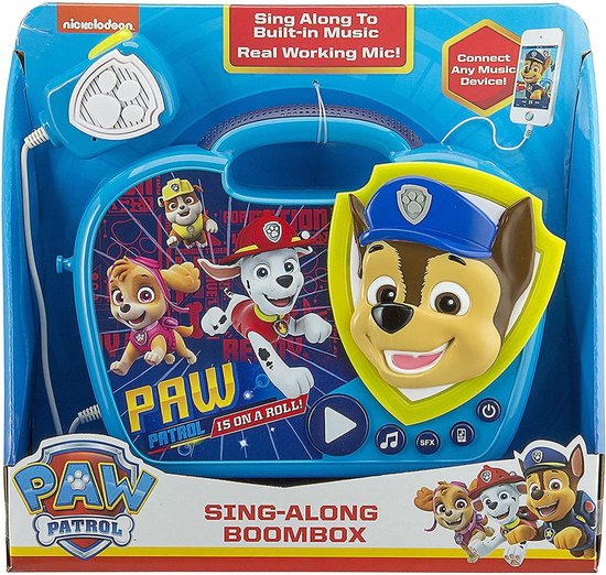 Cinqo Paw Patrol Karaoke Met Microfoon bol