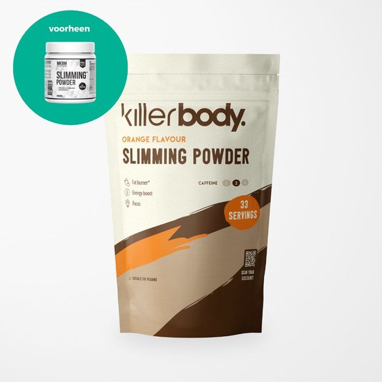 Foto: Killerbody fatburner orange 200 gr ondersteund vetverbranding 