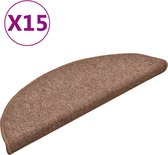 vidaXL-Trapmatten-15-st-56x17x3-cm-bruin