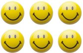 Smiley magneten | Memo magneten | Emoticons | Koelkast magneet | 6 stuks