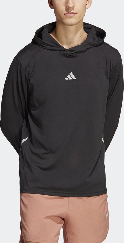 adidas Performance X-City Lichtgewicht Hoodie - Heren - Zwart - M