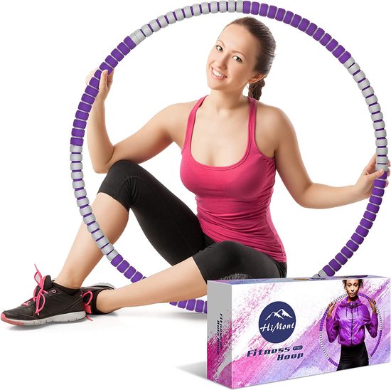 HiMont Hula Hoop pour Adultes, Fitness Hula Hoop avec Noyau en Acier  Inoxydable, 8
