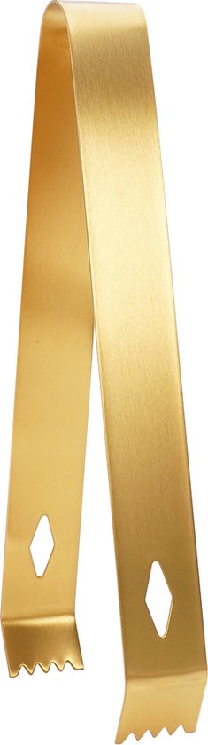 verslag doen van Klein Isoleren Sybra ijsblokjes tang goud - Cocktailaccessoires | bol.com