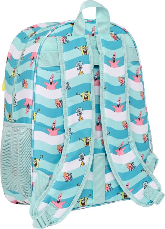 Safta Spongebob Stay Positive Plansack Junior – 26 X 34 X 1 Cm, Bunt, Für Kinder & Jugendliche