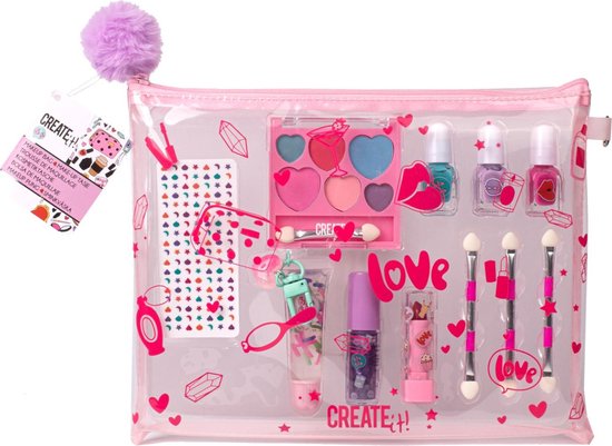 Foto: Create it beauty make up tasje met inhoud