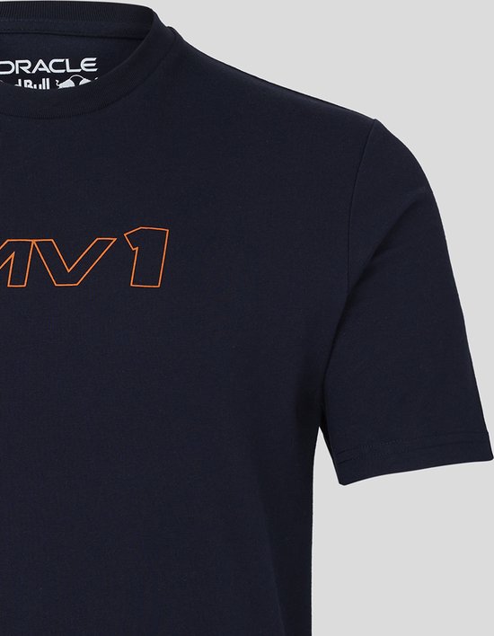 Max Verstappen T-shirt Blauw XXL - Oracle Red Bull Racing - Formule 1 van Merkloos — afbeelding 3