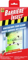 Barrière Insect Venster-Strips Tegen Vliegen - 3 maanden lange werking - discreet en geurloos - 2 x 6 stuks
