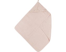 Meyco Baby Ruffle badcape - soft pink - 80x80cm