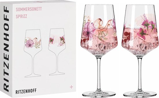 RITZENHOFF Aperitifglas 2er Set Sommersonett Doro von Rüden/Sonja RITZENHOFF Aperitifglas 2er Set Sommersonett Doro von Rüden/Sonja