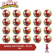 Ballon - Value pack - Spiderman et Friends - 23 cm - 20 pièces