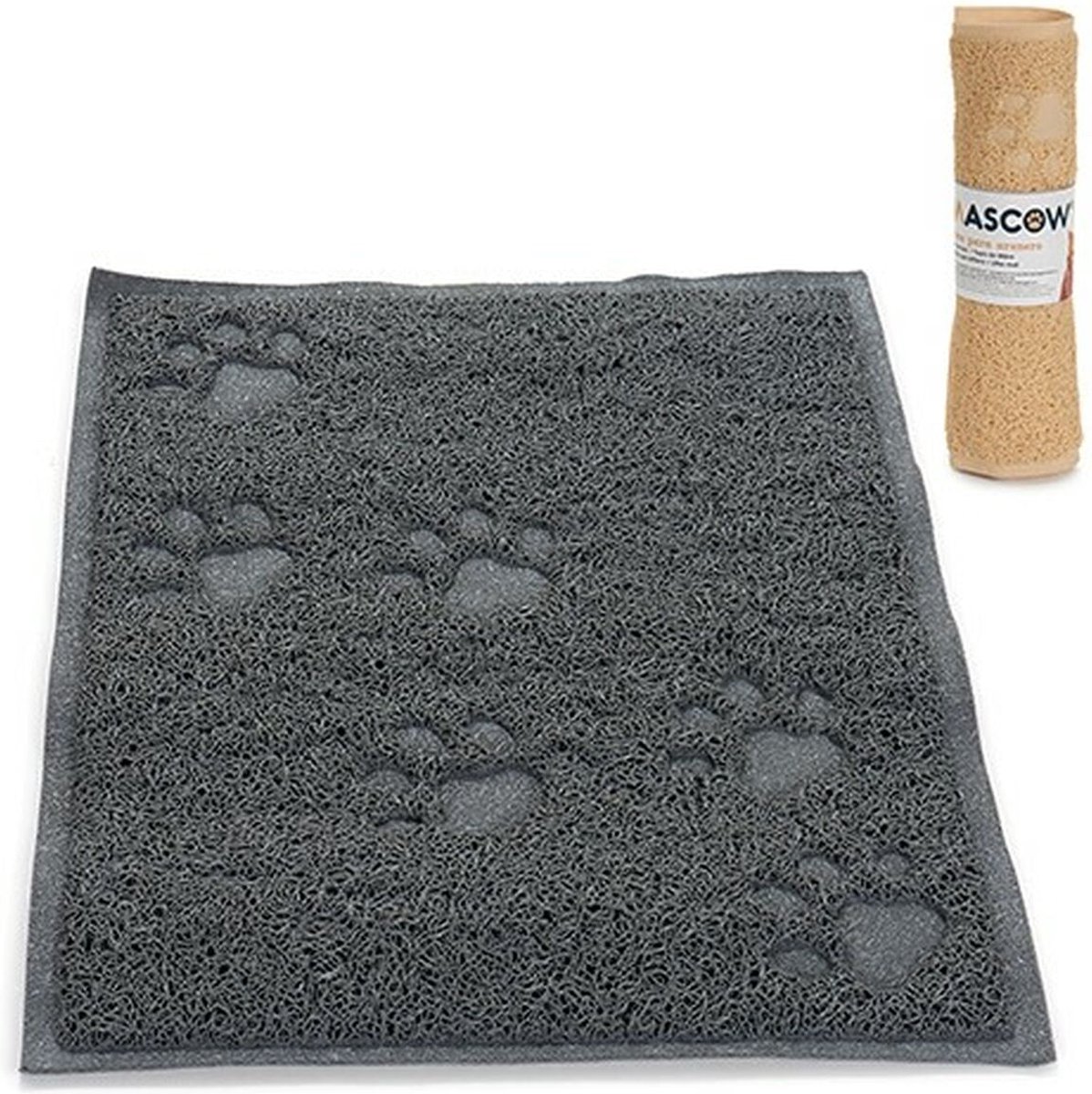Dog Carpet Grey Beige 30 x 0,2 x 40 cm